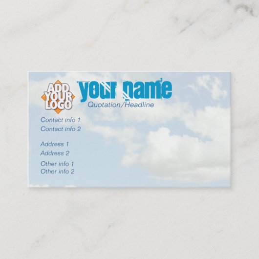 Carte de visite ArtClouds (Devant)