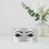 Carte De Visite Artefacts de maquillage royal Lashes Rose Lire ver (Debout devant)