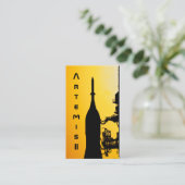 Carte De Visite Artemis II vers la rampe de lancement (Debout devant)