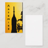 Carte De Visite Artemis II vers la rampe de lancement (Devant / Derrière)