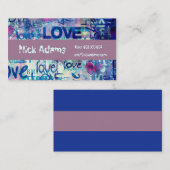 Carte De Visite Article des textes de danseur de Hiphop ou de (Devant / Derrière)