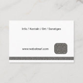 Carte De Visite Artifice carreleur (Dos)