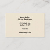 Carte De Visite Artisan Alimentation Fruits Préservations (Dos)