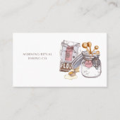 Carte De Visite Artisan Bakery Baker QR Code (Devant)