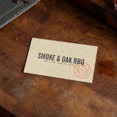 Carte de visite Artisan BBQ Kraft