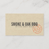 Carte de visite Artisan BBQ Kraft (Devant)