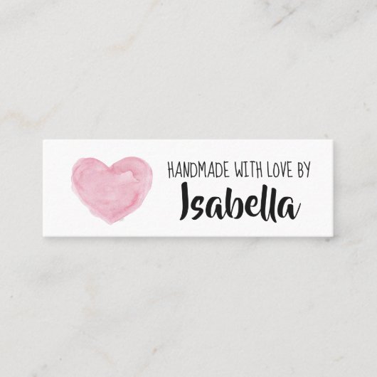 Carte de visite artisanal pour petites entreprises (Devant)