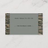 Carte De Visite Artisanat (Dos)