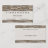 Carte De Visite Artisanat (Devant / Derrière)