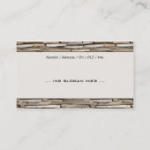 Carte De Visite Artisanat (Dos)