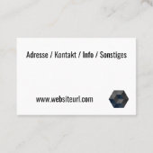 Carte De Visite Artisanat (Dos)