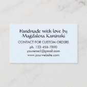 Carte De Visite Artisanat artisanal artisanal (Dos)