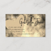 Carte De Visite Artisanat artisanal Signature Calligraphie (Dos)