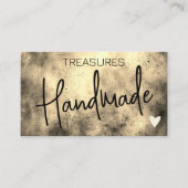 Carte De Visite Artisanat artisanal Signature Calligraphie (Devant)