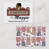 Carte De Visite Artisanat / Concepteur / Coiffeur (Devant / Derrière)