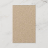 Carte De Visite Artisanat exclusif Spécial Unique Moderne Minimali (Dos)