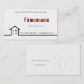 Carte De Visite Artisans (Devant / Derrière)