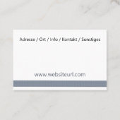 Carte De Visite Artisans (Dos)