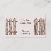 Carte De Visite Artisans Brown en Brown avec clôture (Devant)