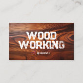 Carte De Visite Artisans du travail du bois (Dos)