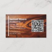 Carte De Visite Artisans du travail du bois (Devant)