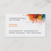 Carte De Visite Artist (Dos)