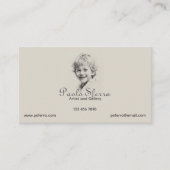 Carte De Visite Artist and Gallery (Devant)