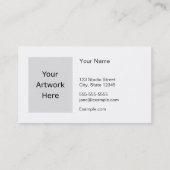 Carte De Visite Artiste (Dos)