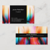 Carte de visite Artiste (Devant / Derrière)