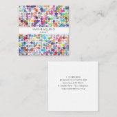 Carte de visite artiste (Devant / Derrière)