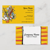 Carte De Visite Artiste (Devant / Derrière)