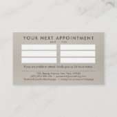 Carte De Visite Artiste à ongles - illustration d'aquarelle floral (Dos)