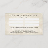 Carte De Visite Artiste à ongles - Illustration florale d'aquarell (Dos)