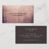 Carte De Visite Artiste Abstrait cool Edgy (Devant / Derrière)