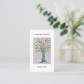 Carte De Visite Artiste Artiste Entreprise (Debout devant)