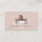 Carte De Visite Artiste céramique sculpture outil Porcelaine Poter (Devant)