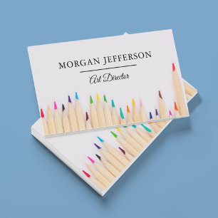 Carte De Visite Artiste chic Art moderne Directeur Galerie Créativ