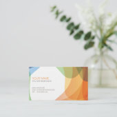 Carte De Visite Artiste coloré (Debout devant)