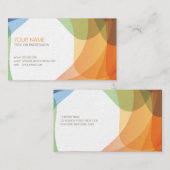 Carte De Visite Artiste coloré (Devant / Derrière)