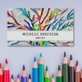 Carte De Visite Artiste coloré