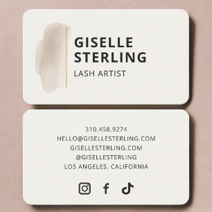 Carte De Visite Artiste de cils