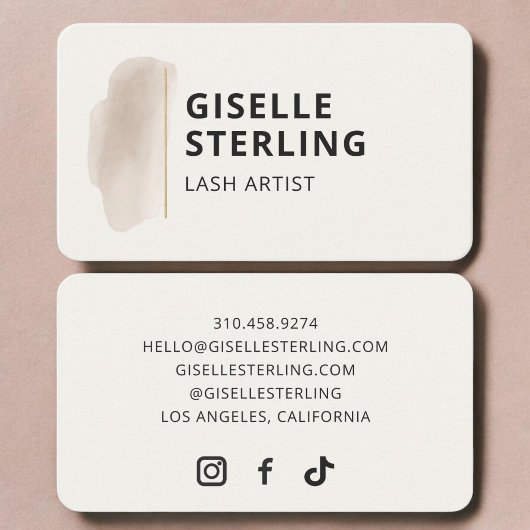 Carte De Visite Artiste de cils