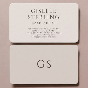 Carte De Visite Artiste de cils