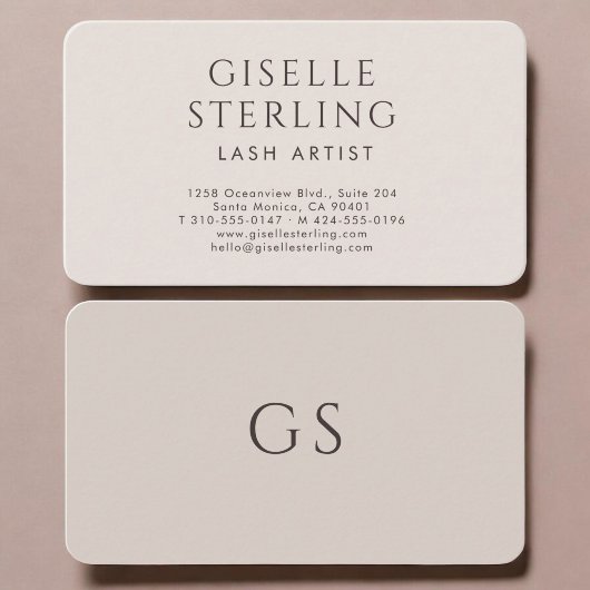 Carte De Visite Artiste de cils