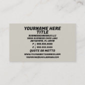 Carte De Visite Artiste de croquis en café et croquis (Dos)