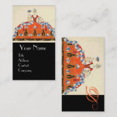 CARTE DE VISITE ARTISTE DE DESIGNER MAKEUP DE LA MODE LADANGE ORAN (Devant / Derrière)