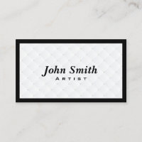 Carte de visite Artiste de luxe Diamond Quilt