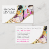 Carte De Visite Artiste de maquillage (Devant / Derrière)