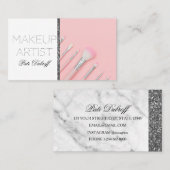 Carte De Visite Artiste de maquillage (Devant / Derrière)