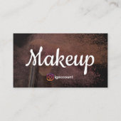 Carte De Visite Artiste de maquillage (Dos)